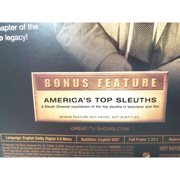 Columbo: Mystery Movie Collection 1989 (DVD, 2007, 3-Disc Set, Universal Classic - Picture 4 of 7